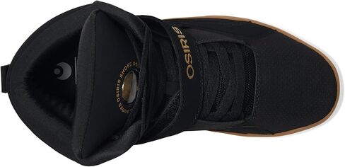 Osiris Men's Rize Ultra Skate Shoe, Black/Black/Gum, 10 in Kuwait