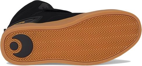 Osiris Men's Rize Ultra Skate Shoe, Black/Black/Gum, 10 in Kuwait