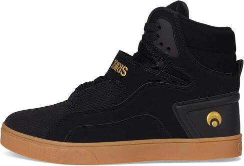 Osiris Men's Rize Ultra Skate Shoe, Black/Black/Gum, 10 in Kuwait