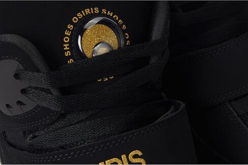 Osiris Men's Rize Ultra Skate Shoe, Black/Black/Gum, 10 in Kuwait