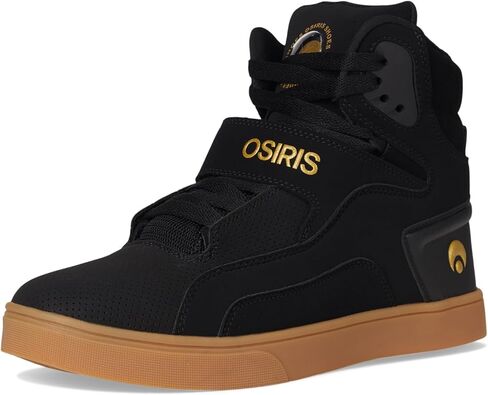 Osiris Men's Rize Ultra Skate Shoe, Black/Black/Gum, 10 in Kuwait