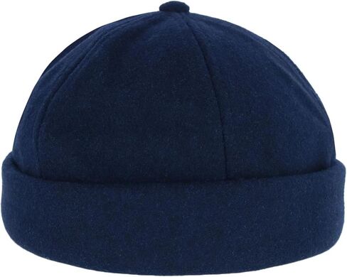 Men's Rolled Cuff Fisherman Wool Winter Cap in Saudi Arabia