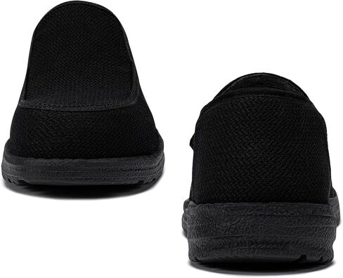 حذاء رجالي من LARNMERN مصنوع من الفولاذ لأصابع القدم حذاء شتوي للثلج سهل الارتداء في العمل حذاء رياضي خفيف الوزن معزول ودافئ (10.5 رجال، أسود) in Kuwait