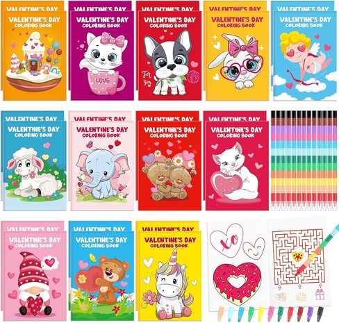 RELITHICK EASTER DEDITION 32 PCS BOOK & COTING CRAYON مجموعة للأطفال (64 قطعة) ، أنماط متعددة ، مصممة للأيدي الصغيرة ، مثالية للأنشطة في الفصل الدراسي in Kuwait