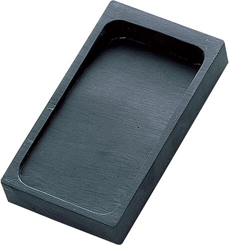 Kuretake Natural Ink Stone SEIRAN for Calligraphy Ink Stick, Palette, Indian Ink, Lettering Art, Japanese Traditional Calligraphy and Painting, Professional Quality in Saudi Arabia