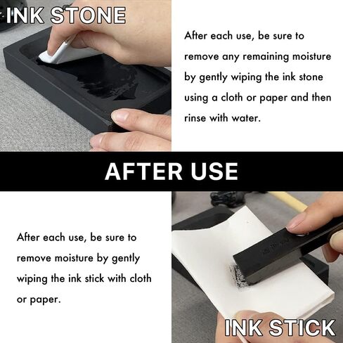 Kuretake Natural Ink Stone SEIRAN for Calligraphy Ink Stick, Palette, Indian Ink, Lettering Art, Japanese Traditional Calligraphy and Painting, Professional Quality in Saudi Arabia