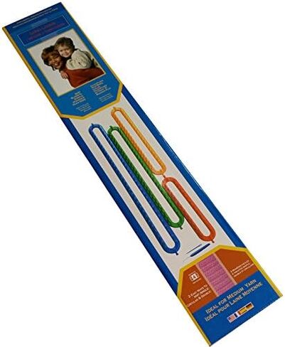 Wayion Knitting Loom Set with Hook Needle Kit Yarn Cord Knitter 4 Hat Looms Long Knitting Loom DIYfor Scarf Sweater Shawl Blankets in Saudi Arabia