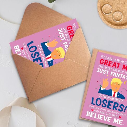 Funny Mother's Day Cards for Mom from Daughter & Son | Mom Card | Mother's Day | Present 7x5 inches in Kuwait