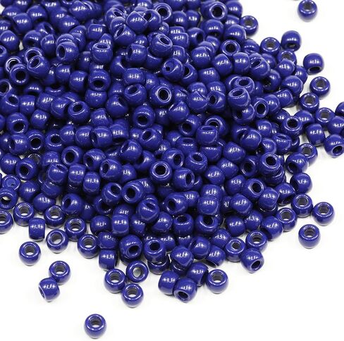 Crafts Navy Blue Beads 6x9mm,Pony Beads Total About 1000pcs in Kuwait