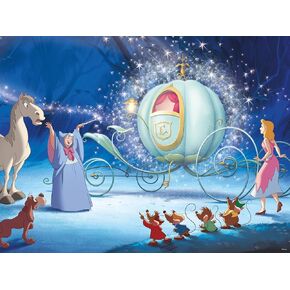 Ceaco - Disney Princess - Cinderella's Carriage - 750 Piece Glitter Jigsaw Puzzle