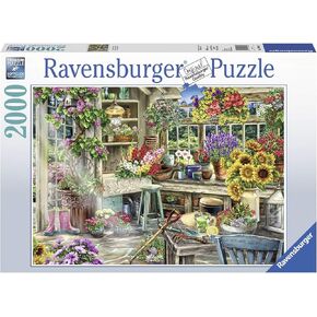 Ravensburger Gardener's Paradise 2000-Piece Puzzle - Designed for Adults | Unique Softclick Technology | Glare-Free Image | Unique Puzzle Piece Shape | Ideal Gift for Puzzle Enthusiasts