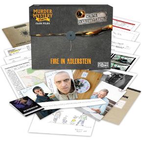 Murder Mystery Party Case Files: Fire in Adlerstein for 1 or More Players Ages 14 and Up