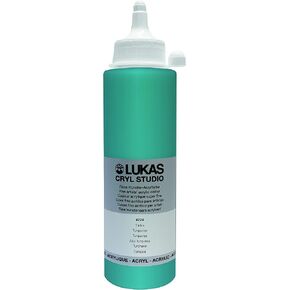 LUKAS Cryl Studio 250ml Premium Quality Acrylic Paint - Turquoise
