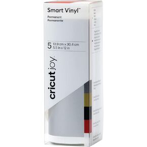 Cricut Smart Permanent Matte Vinyl (5.5in x 12(5), Elegance Sampler) for Joy machine - matless cutting for shapes up to 4ft, & repeated cuts up to 20ft