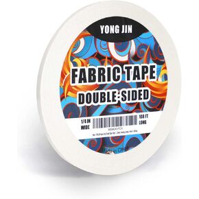 Double Sided Fabric Tape, Hem Tape No Sew No Iron, 1/4 inch x 108 feet in Kuwait