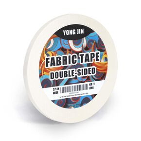 Double Sided Fabric Tape - 5/7 inch x 108 feet - Seamless Bonding Without Sewing Or Ironing, Peels Off Easily, Strong Adhesive Fabric Hemming Tape for Pants, Hem Tape,Curtains