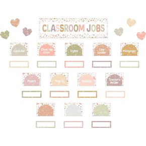 Teacher Created Resources Terrazzo Tones Classroom Jobs Mini Bulletin Board (TCR7209)