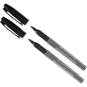 Art Alternatives Permanent Marker Set, Fine, Silver