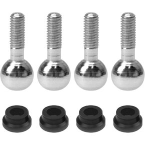4Set Pivot Balls w/Bushings Ball Head Screw #4933 Compatible with Traxxas E-Maxx E-Revo T-Maxx Summit Revo 1/10 RC Car