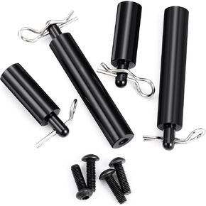 4pcs Aluminum Alloy Body Post Mounts Front Rear Shell Column for 1/10 Tamiya Clod Buster 4×4×4 RC Car Upgrade