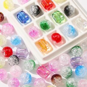 16mm Acrylic Color Beads Chunk Bubblegum Beads Beads for Pens,Mahjong Beads,Jumbo Plastic Beads for Necklace Jewelry Bracelets DIY Crafts Making (Color) in Kuwait