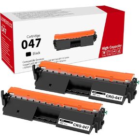 2 Black 047 Toner Cartridge Replacement for ImageCLASS MF113W LBP113W MF110/LBP110 Series i-SENSYS MF113W LBP113W MF110/LBP110 Series Printer
