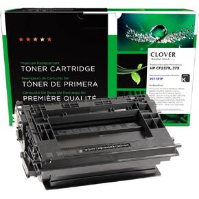 Clover Remanufactured High Yield Toner Cartridge Replacement for HP 37X (CF237X) | Black