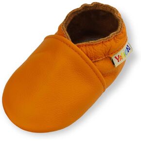 YALION Baby Boys Girls Moccasins Slippers, Soft Sole Baby Leather Shoes, Anti-Slip Baby Walking Crib Shoes for Infant Toddler Prewalker
