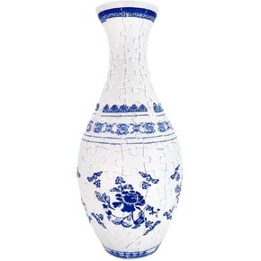 3D Puzzles Vase for Adults, 161 Pieces Puzzle Flower Vase DIY Unique Flower Vase