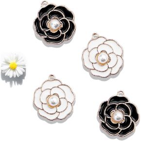4pcs Needle Minder for Cross Stitch,Sewing Magnetic Needle Keeper,Cute Rose Enamel Pin,Needle Holder for Embroidery,Needlework Storage Accessory, Gift for Cross Stitch Lover（37-Needle）