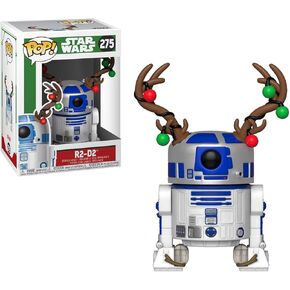 Funko Pop Star Wars: Holiday - R2D2 مع رقم Antlers قابل للتحصيل ، متعدد الألوان