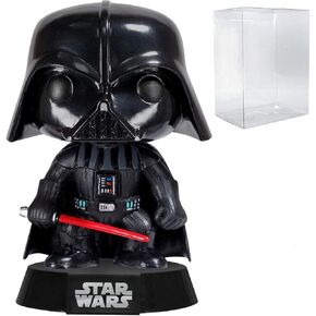 POP Star Wars: Classic Darth Vader 01 Funko Pop Vinyl Figure (Bundled with Compatible Pop Box Protector Case), Multicolored, 3.75 inches
