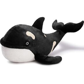 Tezituor Orca Plush Toy Orca Blackfish Stuffed Animal Soft Killer Whale Stuffed Animal Sea Critters Gift for Kids 31inch