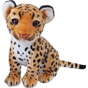 Brown Cheetah Stuffed Animals 8 inch, Cute & Lifelike Cheetah Stuffed Animals Plush Toy, Gifts for Boys and Girls (8 inch)