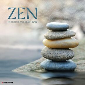 Willow Creek Press Zen Monthly 2025 Wall Calendar (12" x 12")