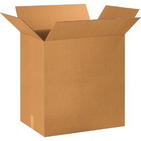 Aviditi 241624 Corrugated Cardboard Box 24" L x 16" W x 24" H, Kraft, for Shipping, Packing and Moving (Pack of 10)