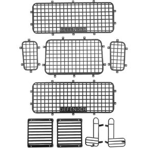RC Window Net, RC Vehicles RC Crawler Truck Car Mesh Simulation RC Defender Window Guard for Traxxas RC Cars Defender Accessories Defender