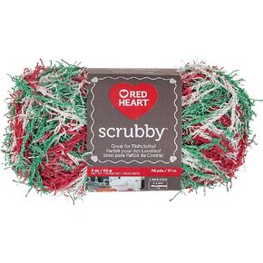 Red Heart E833.0979 Scrubby Yarn ، Jolly