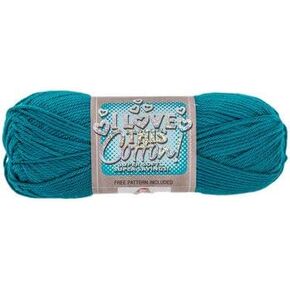 I Love This Cotton! #315 Deep Teal 3.5 Oz Cotton Yarn 180 Yards