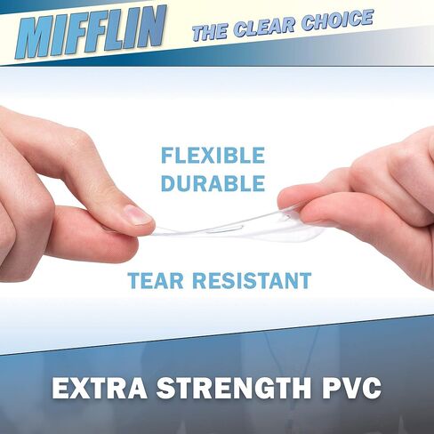 Mifflin Vertical Zipperless ID Badge Holder (Clear, 2.25x3.5 Inch, 100 Pack), Quick Load Plastic Name Card Pouch in Bulk in Saudi Arabia