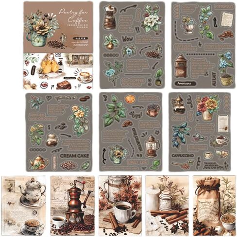 ألدكو 20PCS للاصطدامات قرص القطع الأدب الفتاة الأدبية كتاب ملصقات للاصطامية للبالغين ملصقات المجلات المجلات لسكريات الكوكات (meishinatie) in Saudi Arabia