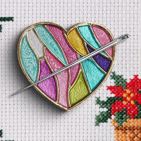 Needle Minder Magnet, Magnetic Needle Minder, Needle Minders Magnetic Cross Stitch Accessories, Magnetic Needle Holder, Life Tree, Butterfly, Cats, Owl, Heart (Butterfly) in Kuwait