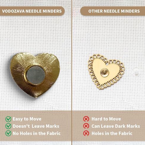 Needle Minder Magnet, Magnetic Needle Minder, Needle Minders Magnetic Cross Stitch Accessories, Magnetic Needle Holder, Life Tree, Butterfly, Cats, Owl, Heart (Butterfly) in Kuwait