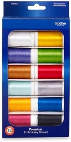 Brother Essentials Premium Embroidery Thread ، 12 Robools in Kuwait
