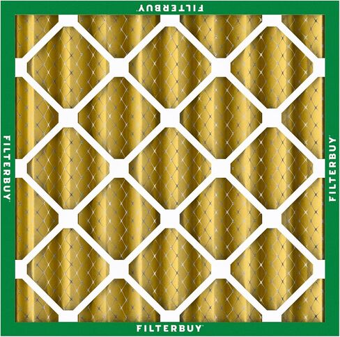 Filterbuy 12x24x1 فلتر هواء MERV 11 دفاع عن الحساسية (12 حزمة)، استبدال مرشحات هواء فرن HVAC AC المطوية (الحجم الفعلي: 11.50 × 23.50 × 0.75 بوصة) in Kuwait