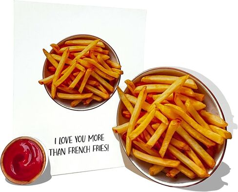 Seyal Hotdog Sausage Greeting Card, Humorous Modern, Red, Unisex-Adults, Various Occasions in Kuwait