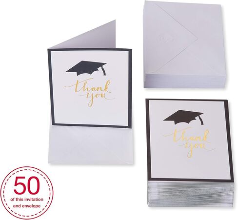 American Greetings Graduation Thank You Cards with Envelopes, Blank (50-Count) in Saudi Arabia