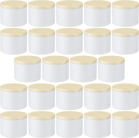 Empty Candle Tins 4 oz Candle Jars 24 pcs for Candle Making with Lid (Black&Grainy, 4oz) in Saudi Arabia