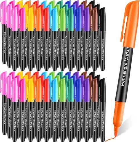 CTOSREE 72 PCS COLATES DERISERESS BUTK 12 SHORTEREDALLAULITION SAMERS FINE POINT DEMONT FINE TIP PEN PEN HALOWEEN HIRDAS in Kuwait