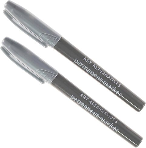 Art Alternatives Permanent Marker Set, Fine, Silver in Kuwait